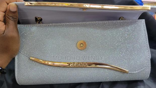 Silver Clutch Bag - thumbnail 4