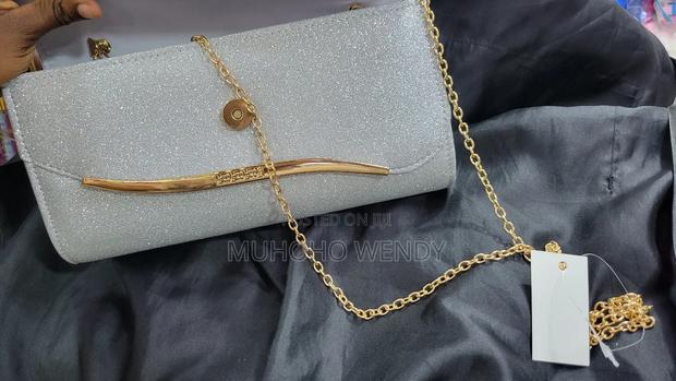 Silver Clutch Bag - thumbnail 5