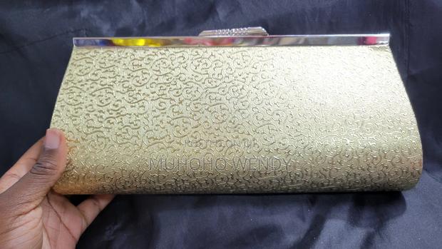 Gold Clutch Bag - thumbnail 3