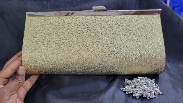 Gold Clutch Bag - thumbnail 6