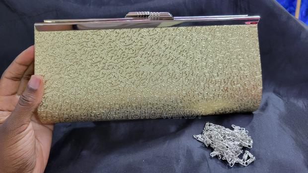 Gold Clutch Bag - thumbnail 8