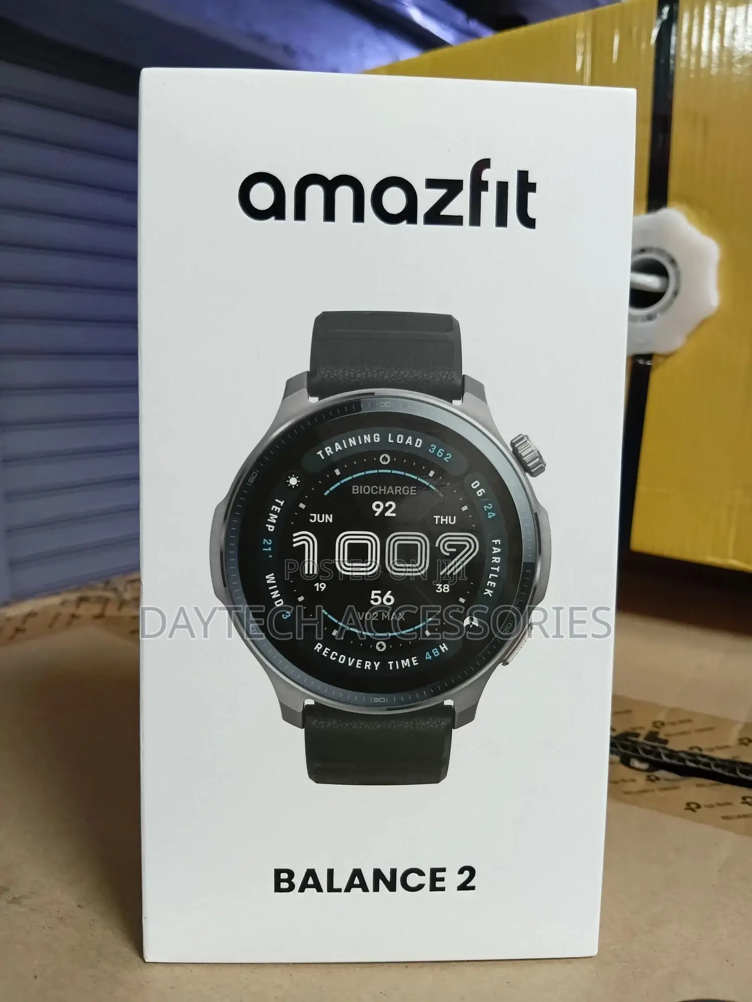 Amazfit Balance 2 Smartwatch Multi-Sports Sapphire Glass -Black