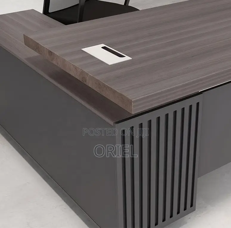 Office Desk : 1.6m Luxury L-Shaped Manager Desk