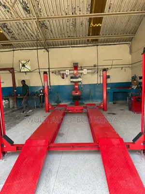 Heavy Commercial Wheel Alignment With Four Post Lift With Accessories