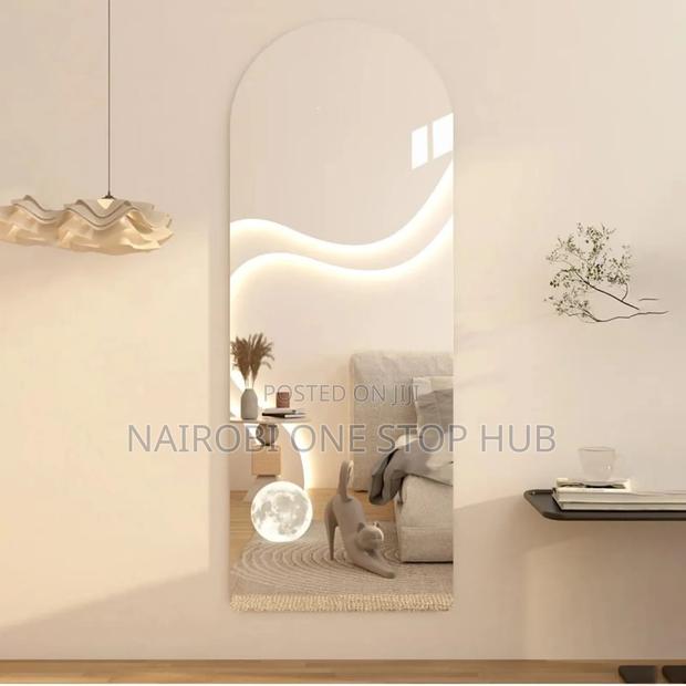 Unbreakable Acrylic Mirror/ Selfadhesivemirrors*-semicircle