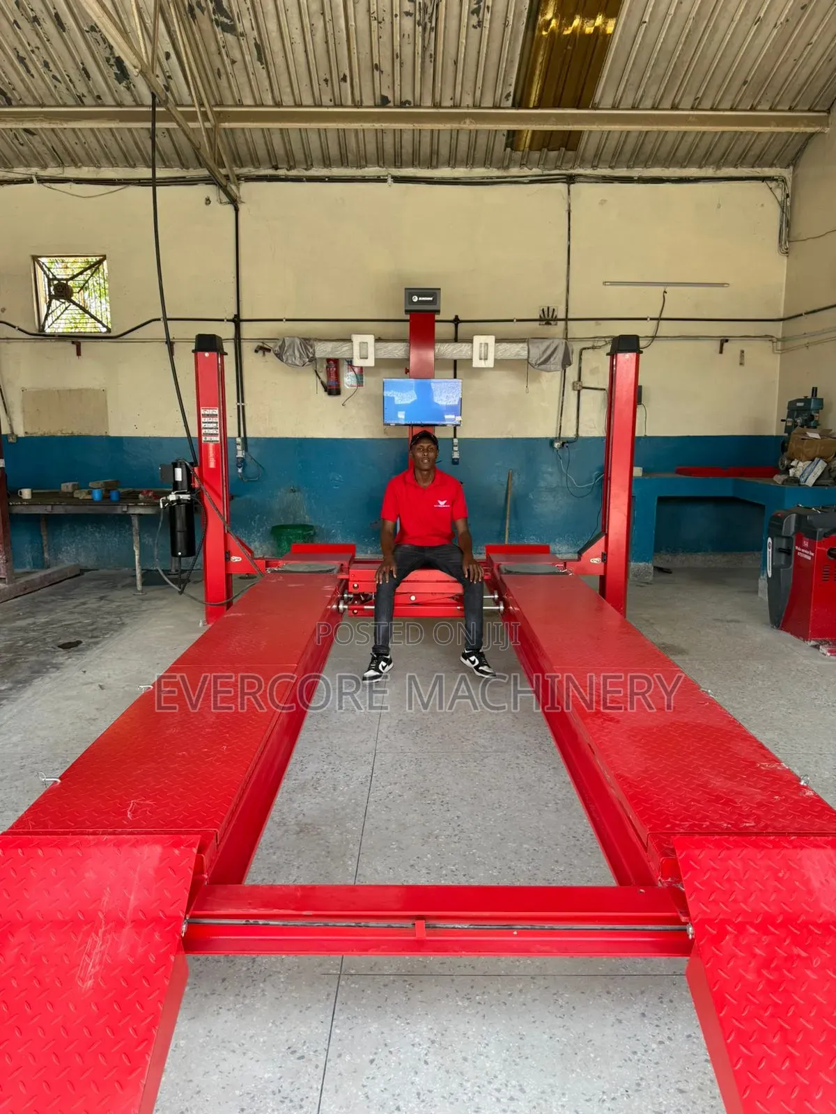 3d Wheel Alignment Machine With 4t Post Carlifting Machine.
