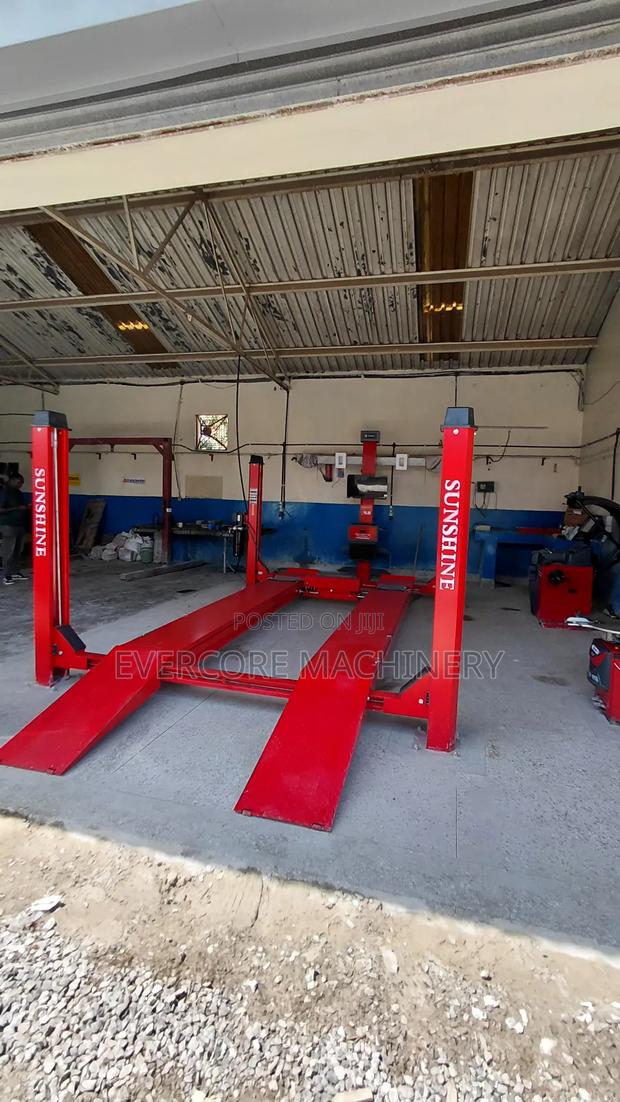 3d Wheel Alignment Machine With 4t Post Carlifting Machine. - thumbnail 3