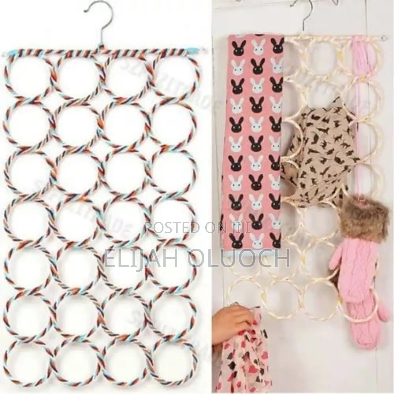 28 Holes Scarf/ Tie Holder