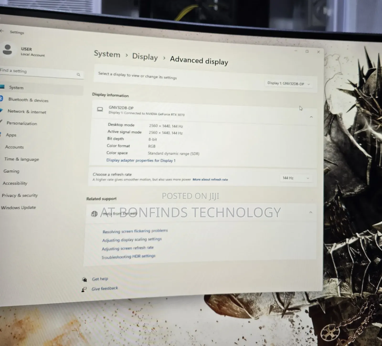 Viotek Gaming Monitor 
32 Inch Curved Display
 Resolution