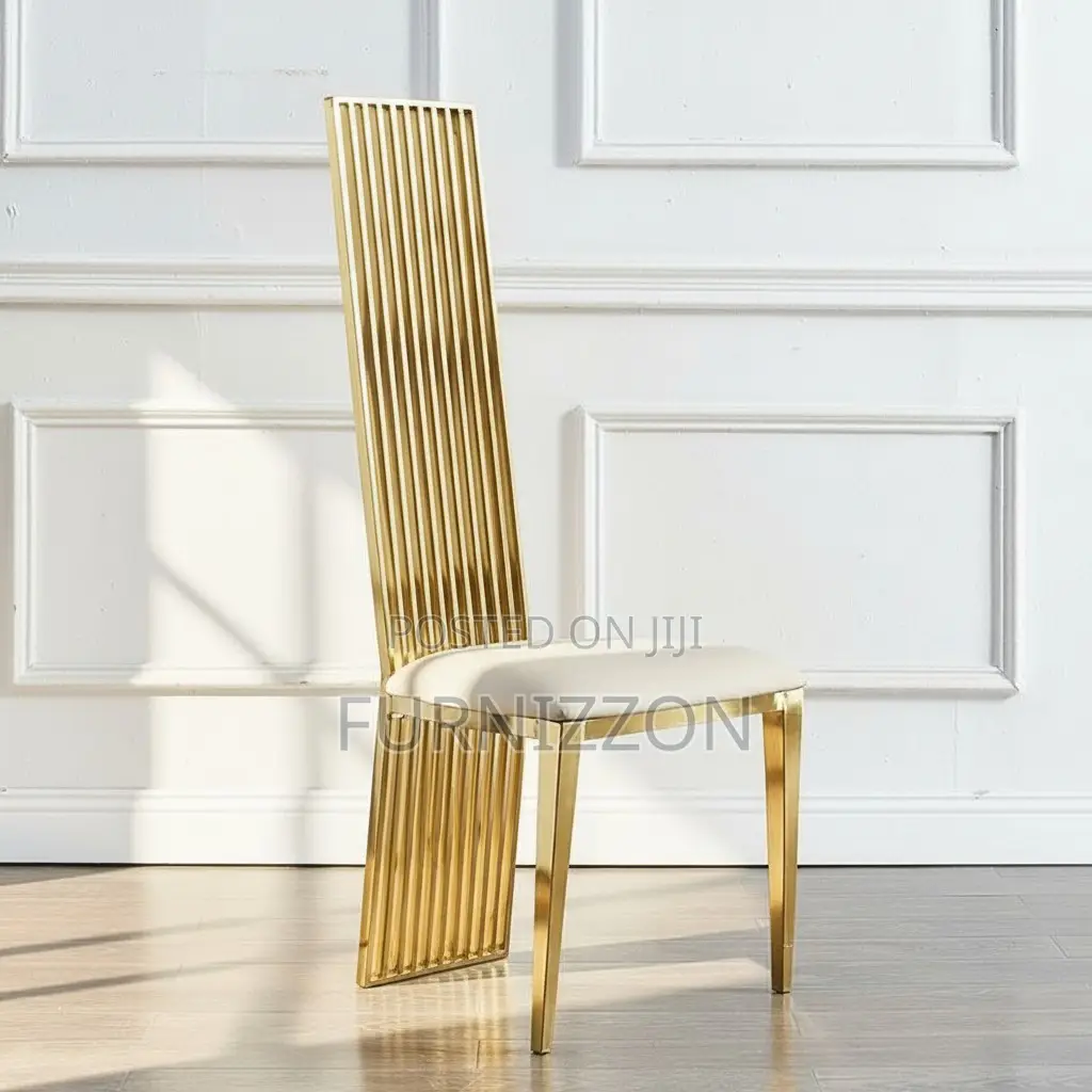 Modern Stainless Steel Throne Dining Chair