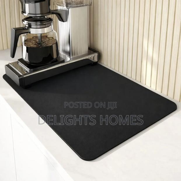 Super Absorbent Nonslip Dish Drain Mat /Dish Drying Mat_car - thumbnail 3
