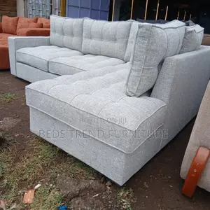Bubble Fabric 6 Seater Cushy L Seat