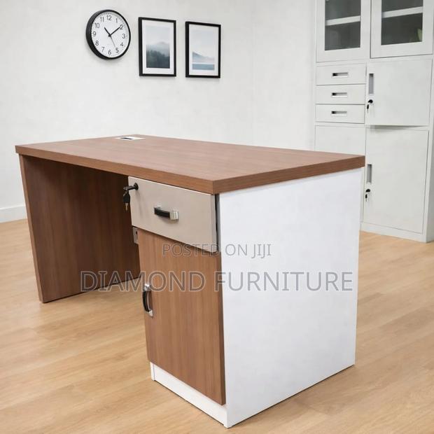 1.4m Modern Executive Office Desk With Cable Grommet,Wooden Office - thumbnail 3