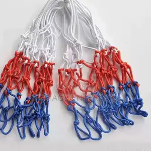 Three Colour Basketball Net [Premium Nylon] - Single