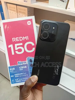 New Xiaomi Redmi 15C 4G 128 GB Black