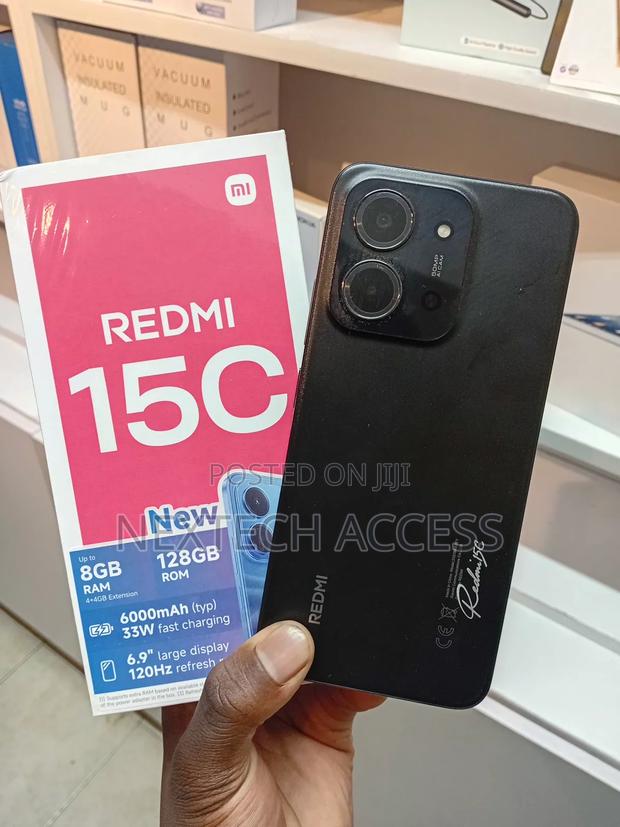 New Xiaomi Redmi 15C 4G 256 GB Black - thumbnail 2