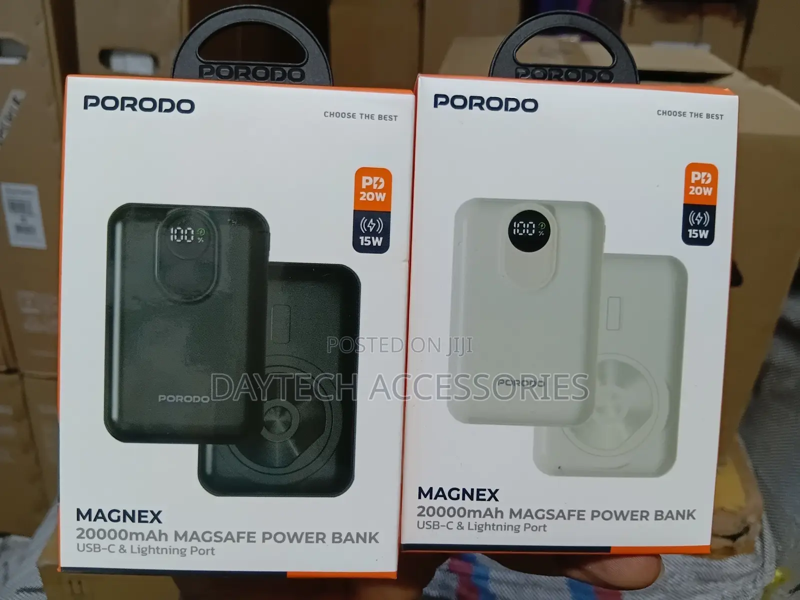 THS Is a Porodo Magnex 20000mah Magsafe Power Bank - Black