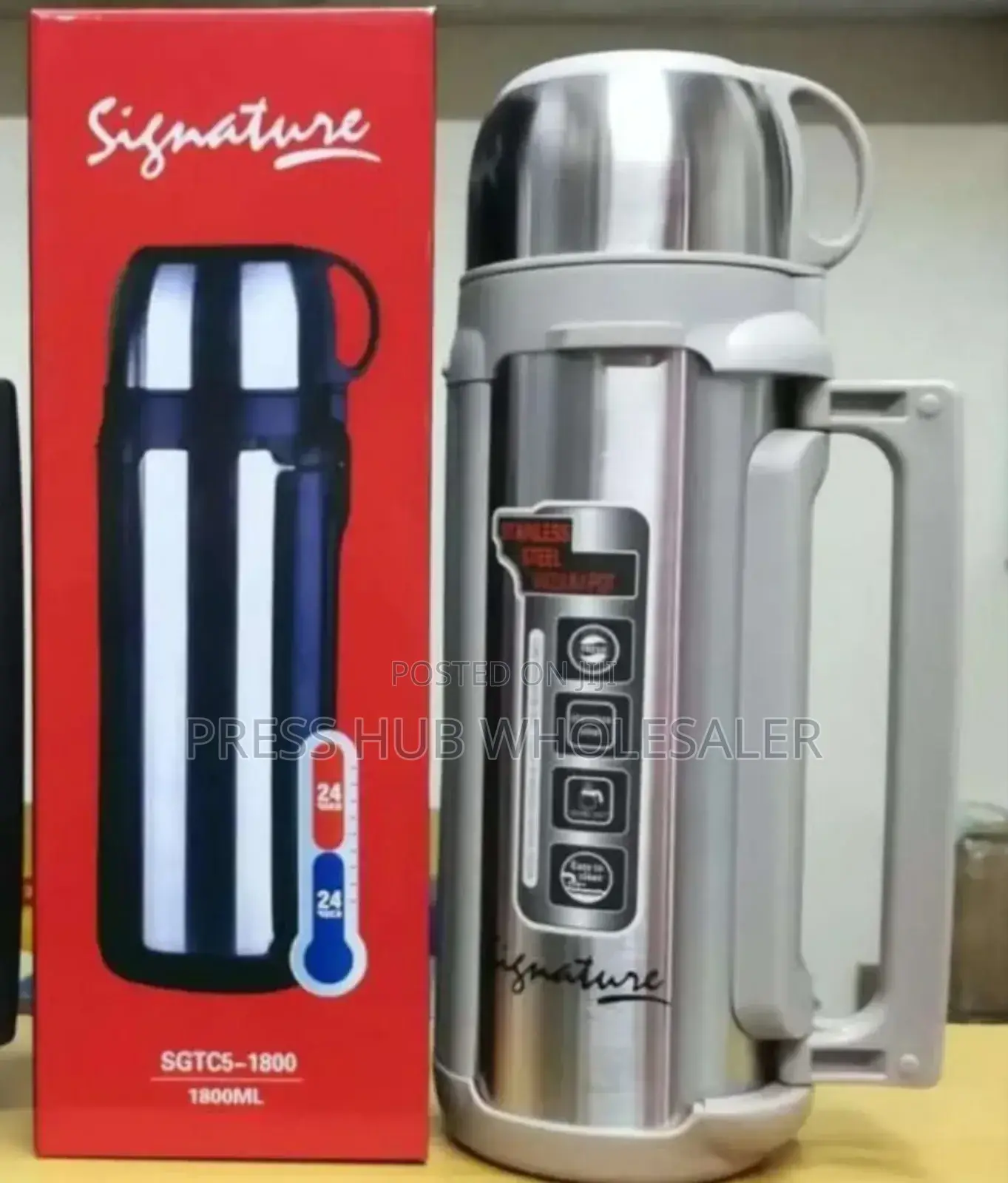 Signature Unbreakable Vacuum Flasks 1 2 Litre*
