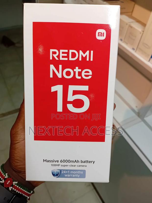 New Xiaomi Redmi Note 15 256 GB Black - main view