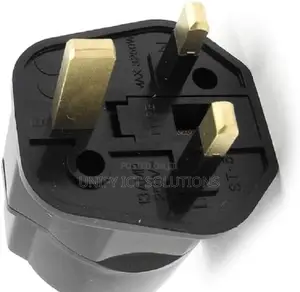 Multi Black Fused Uk Adaptor
