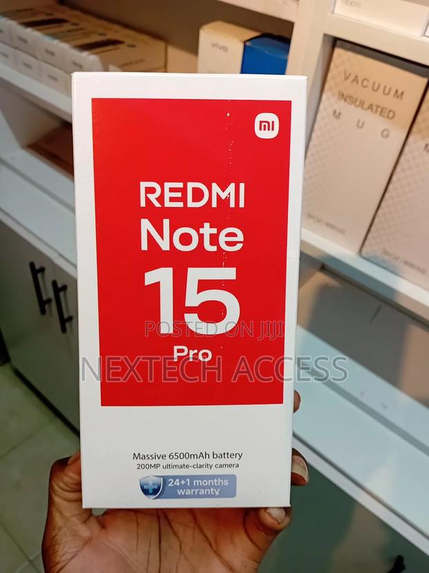 New Xiaomi Redmi Note 15 Pro 256 GB Black - main view