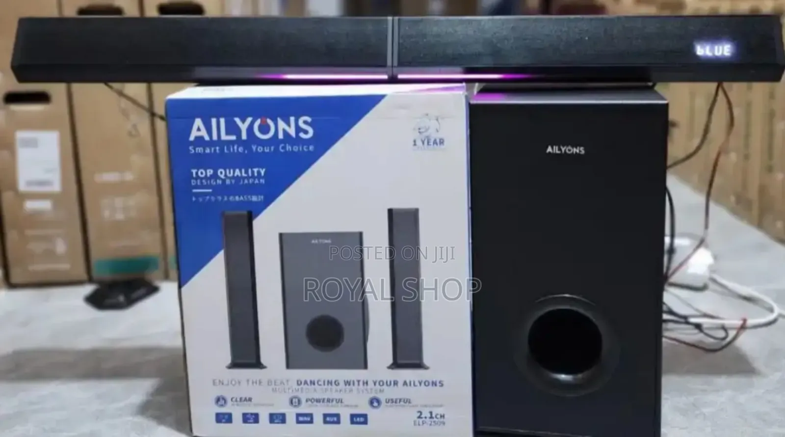 Ailyons Sound Bar. Ailyons Sound Bar.