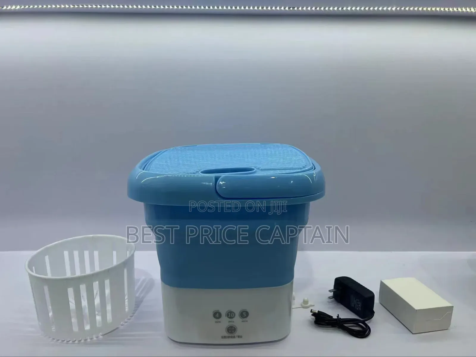 10l Collapsible Mini Washing Machine With Dryer