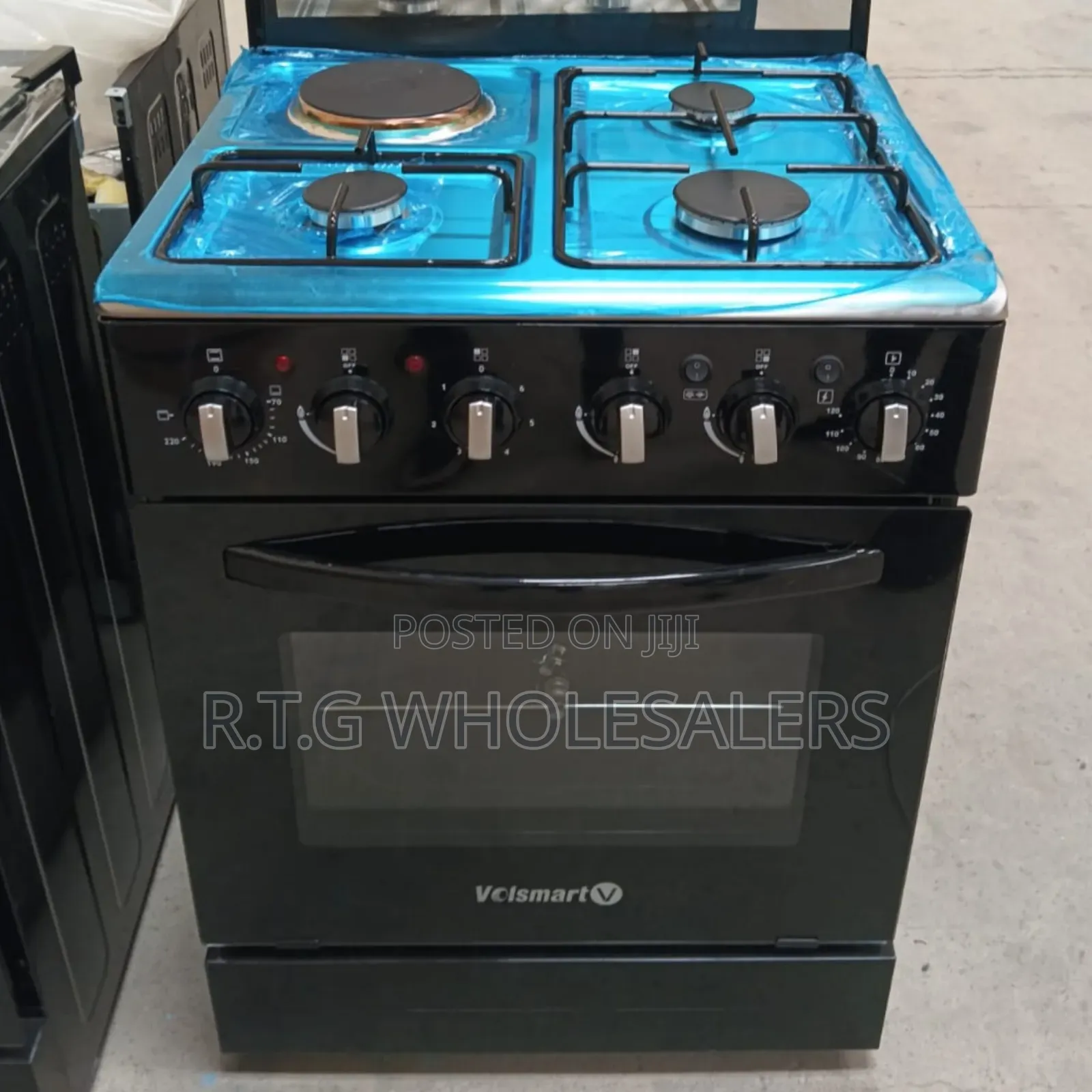 Volsmart 60×60cm 3 Gas + 1 Electric Cooker