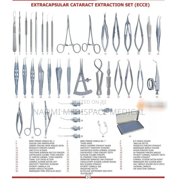 Stainless Steel Cataract Set - main view
