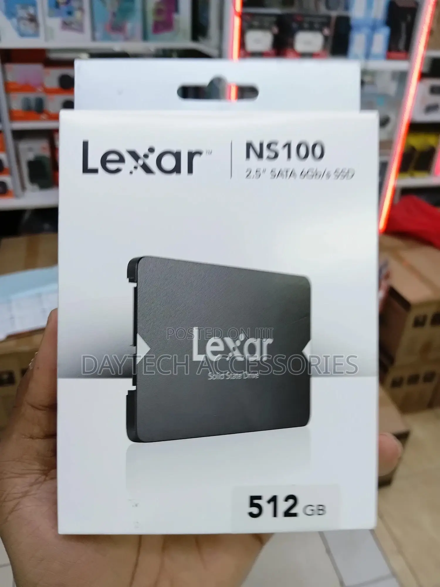 Lexar Ns100 2.5" Sata Iii Solid State Drive (Ssd) With 512gb Capacity.