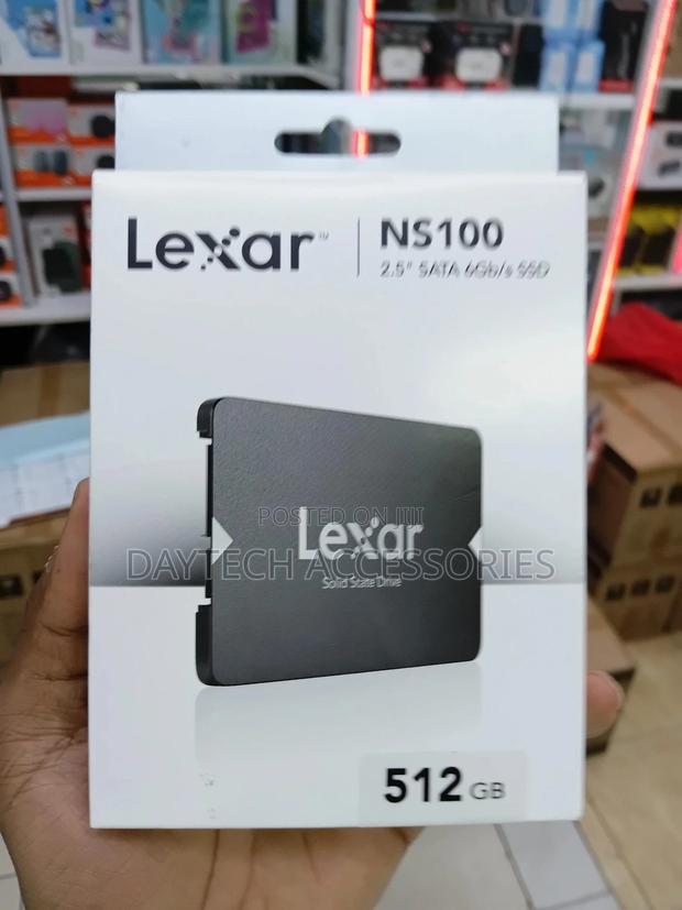 Lexar Ns100 2.5" Sata Iii Solid State Drive (Ssd) With 512gb Capacity.
