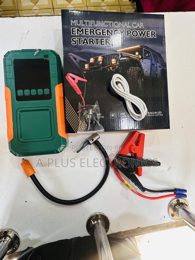 Vq201 Jumpstarter + Tyre Inflator – Emergency Roadside Power Solution - main view