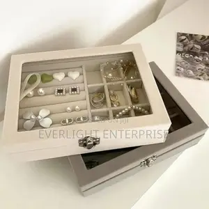 Grid Jewelry Storage Box Oragniser