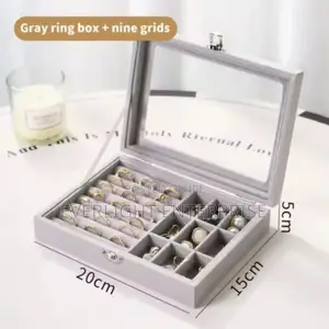 Grid Jewelry Storage Box Oragniser