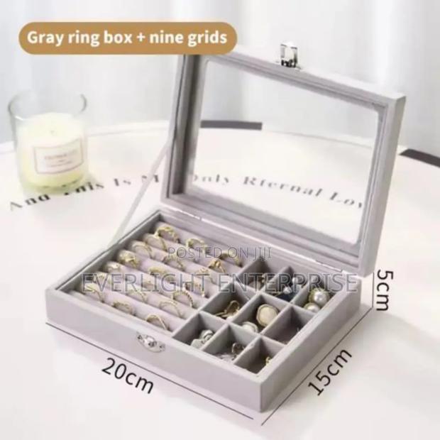 Grid Jewelry Storage Box Oragniser - thumbnail 2