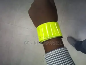 Armband or Ankle Wear Reflector Band Neon Yellow