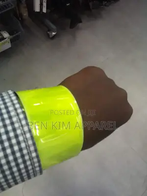 Armband or Ankle Wear Reflector Band Neon Yellow