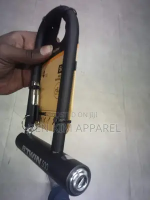 540gms 17cms Shackle Length Bicycle U-lock Steel And Rubber 2 Keys