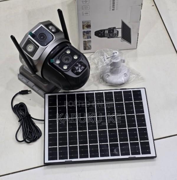 V380 Cctv 4g 4mp Solar Camera Sim Card Wireless