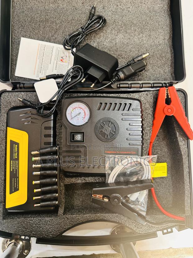Tm15 Jumpstarter With Compressor for Tyre Inflation – Heavy Duty - thumbnail 2