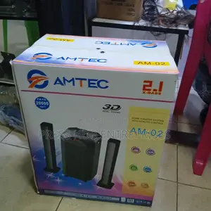 Amtec Am-02 2.1 Channel Multimedia Speaker System.; 