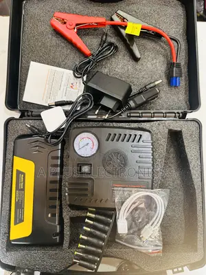 Tm15 Jumpstarter With Compressor for Tyre Inflation – Fast Air Pump