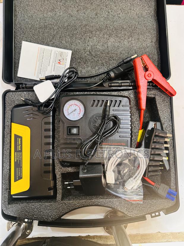 Tm15 Jumpstarter With Compressor for Tyre Inflation – Compact - thumbnail 2