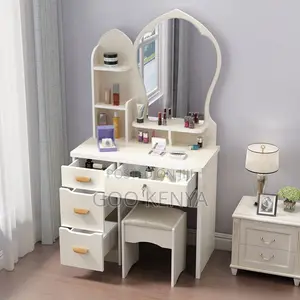 Home Dressing Table; Contemporary Queen Makeup Vanity Table Set