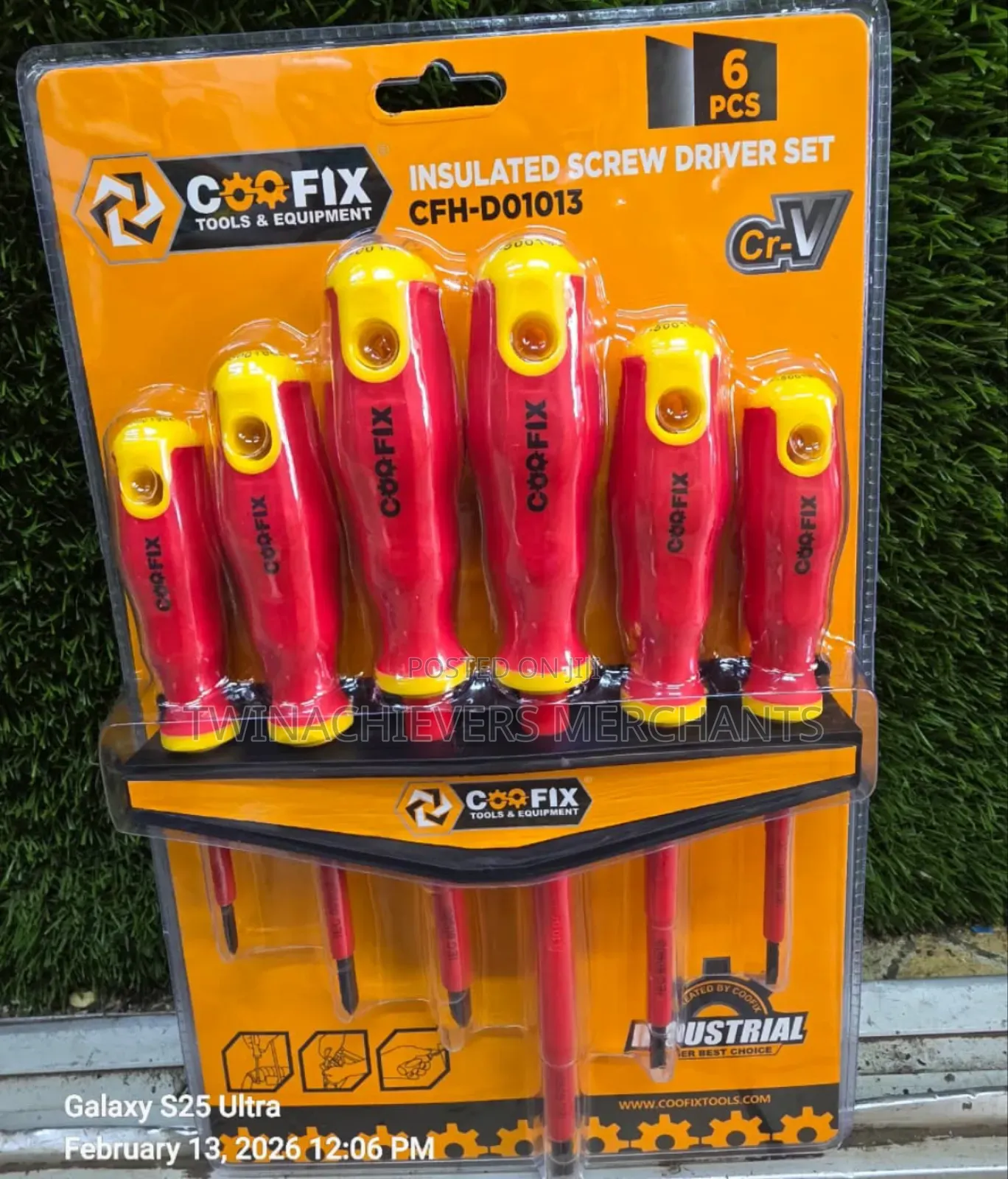 6pcs Insulated Screwdrivers