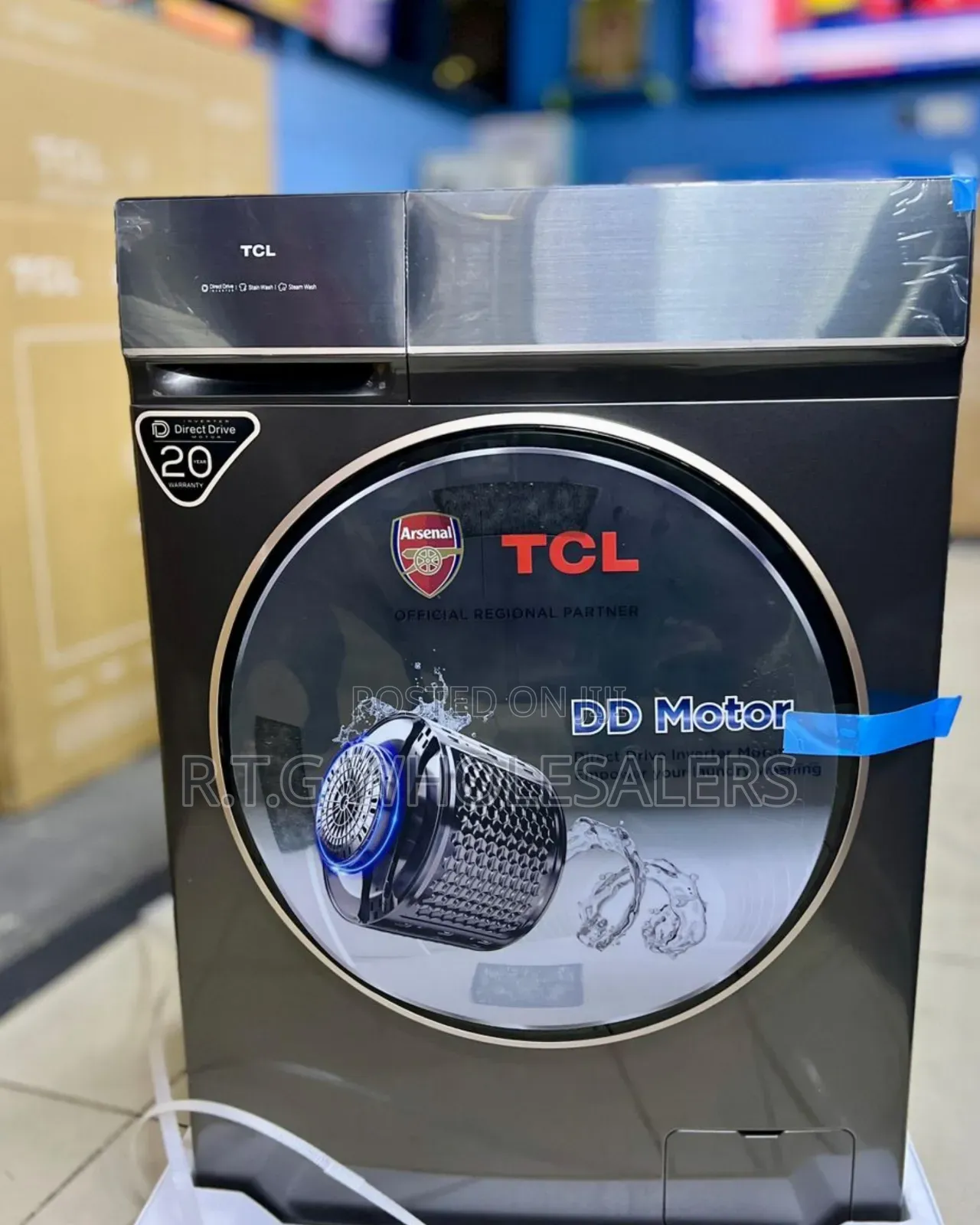 Tcl 9kg Wash Spin Washing Machine – Front Load