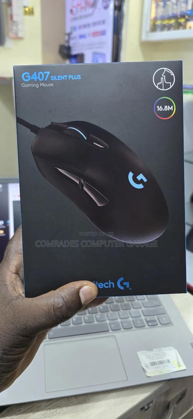 G407 Hero Silent Gaming Wired Mouse. - main view