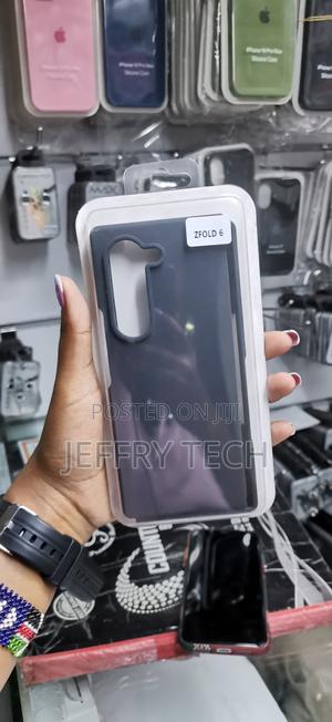 Hovisi Samsung Galaxy Z Fold 6 5g Liquid Silicone Slim Case-Black - thumbnail 2