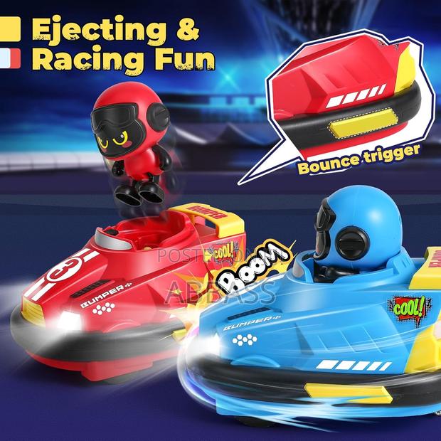 2-Player Rc Bumper Cars – Ejectable Drivers Lights - thumbnail 3