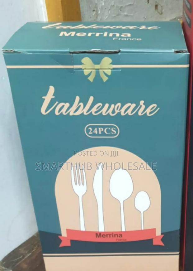 Heavy Duty 24pcs Stainless Steel Cutlery Set - thumbnail 2